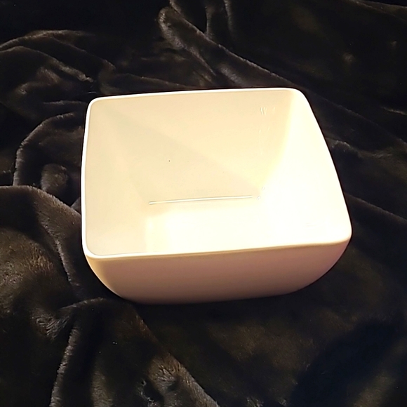 SANT' ANDREA White Royal Porcelain Fusion Square Bowl - Picture 1 of 8